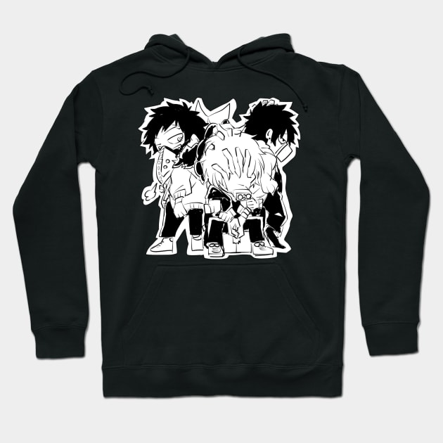 Boku No hero Villains Hoodie by ramonagbrl